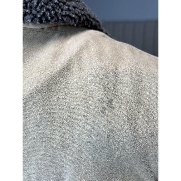 Rainforest Microsuede Men’s Puffer Warm Winter Jacket Inside Pocket Sherpa Small - Picture 6 of 11